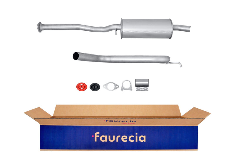 FAURECIA 8LB 366 021-061 Front Muffler - Easy2Fit® Kit - fits VAUXHALL VECTRA B