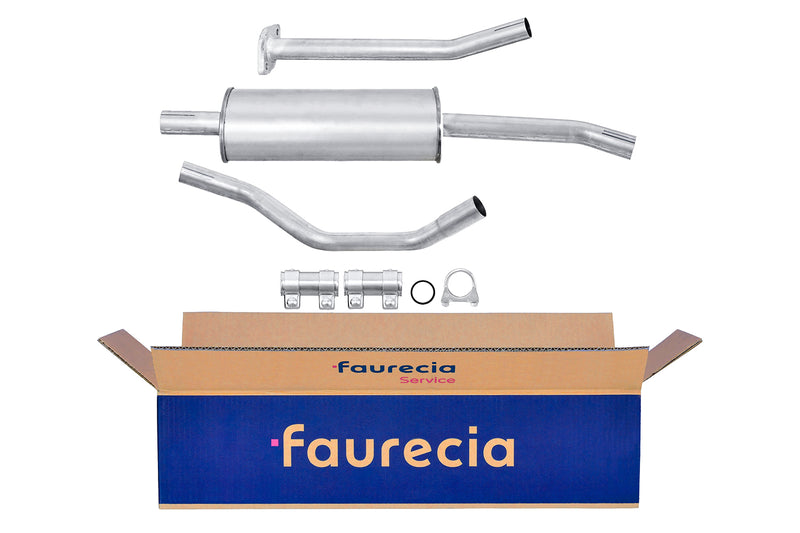 FAURECIA 8LC 366 025-971 Centre Muffler - Easy2Fit® Kit - fits SEAT IBIZA IV