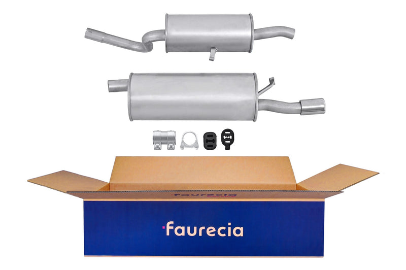 FAURECIA 8LD 366 028-671 Rear Muffler - Easy2Fit® Kit - fits FIAT PUNTO