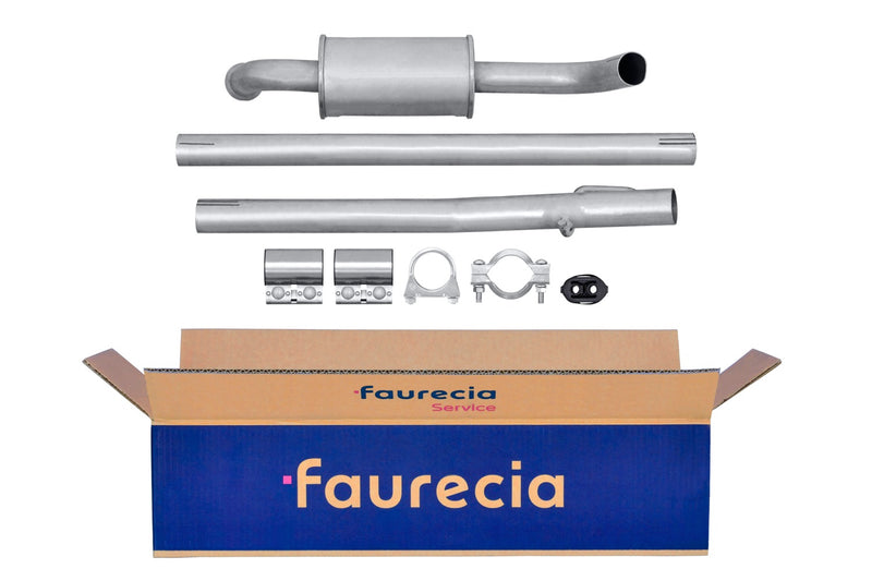 FAURECIA 8LC 366 026-341 Centre Muffler - Easy2Fit® Kit - fits VW GOLF VI (5K1)