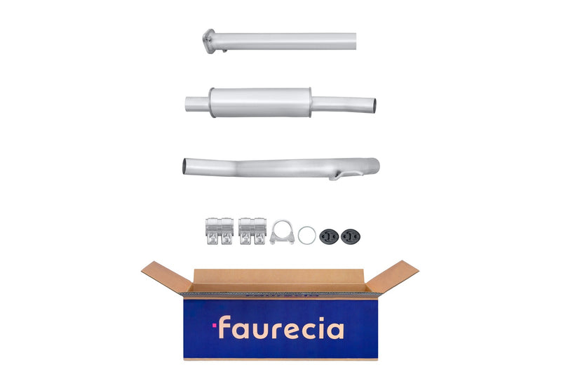 FAURECIA 8LB 366 021-221 Front Muffler - Easy2Fit® Kit - fits VAUXHALL CORSA III (D)