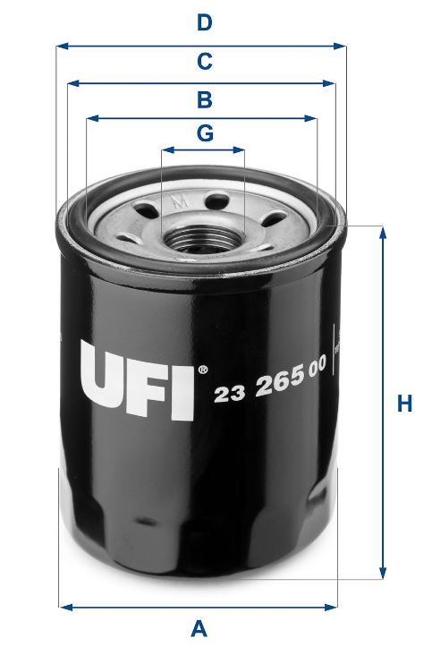 UFI Oil Filter - Ph5317 - 23.265.00