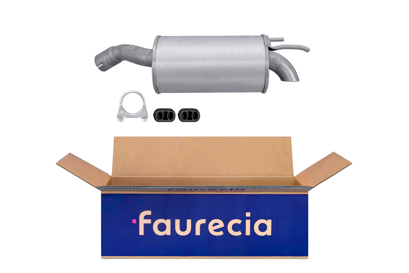 FAURECIA 8LD 366 032-801 Rear Muffler - Easy2Fit® Kit - fits PEUGEOT 208 I