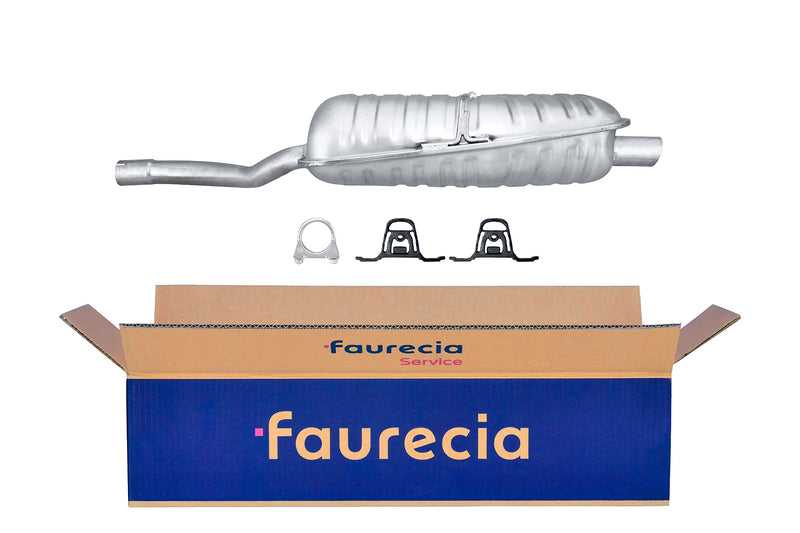 FAURECIA 8LD 366 027-261 Rear Muffler - Easy2Fit® Kit - fits CITROËN BERLINGO