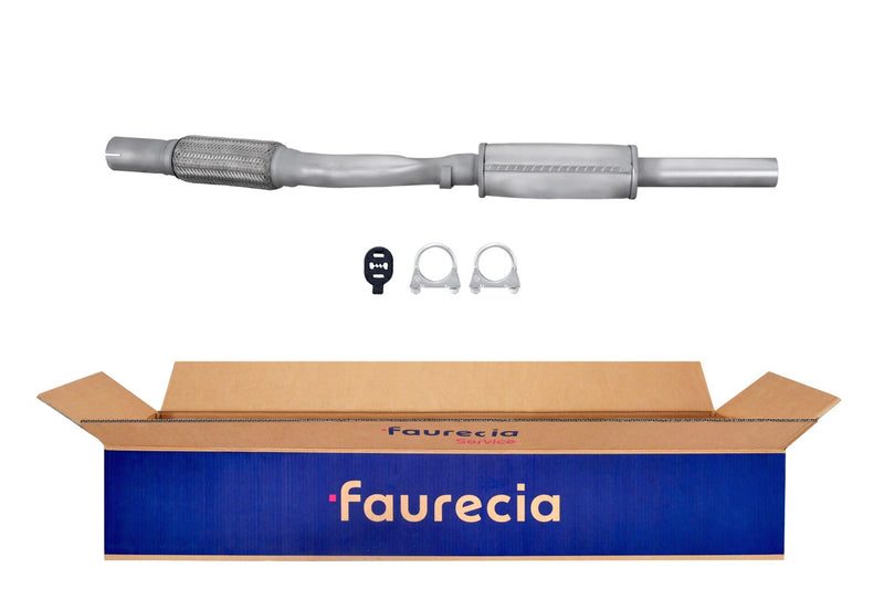 FAURECIA 8LC 366 024-641 Centre Muffler - Easy2Fit® Kit - fits OPEL ASTRA G (T98)