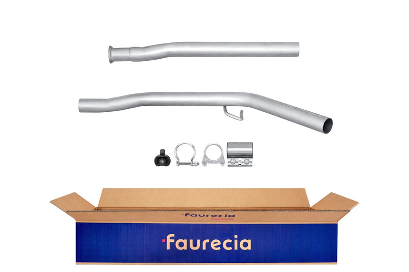 FAURECIA 8LC 366 023-141 Centre Muffler - Easy2Fit® Kit - fits AUDI COUPE B3 (89, 8B3)