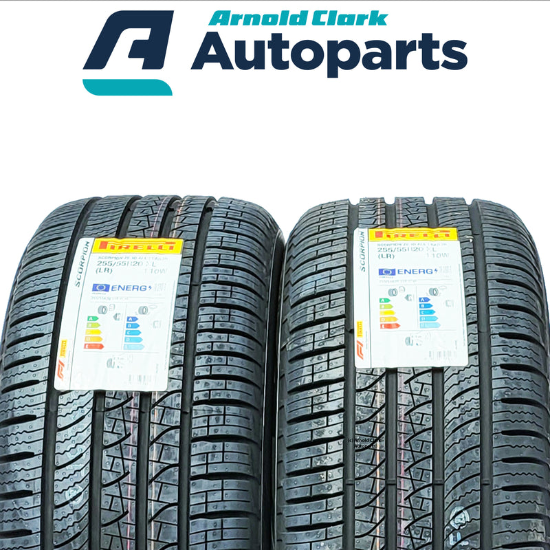 255 55 20 110W Pirelli Scorpion Zero All Season Tyres x2 Pair