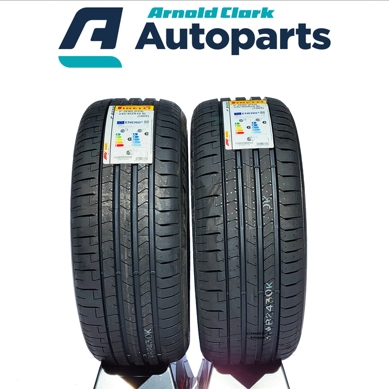 245 45 18 100Y Pirelli P-Zero Tyres x2 Pair