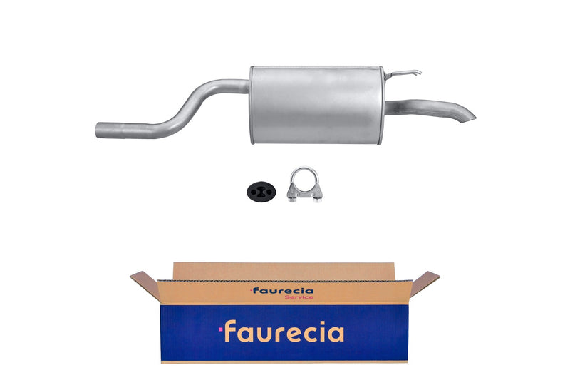 FAURECIA 8LD 366 030-351 Rear Muffler - Easy2Fit® Kit - fits FORD FIESTA V