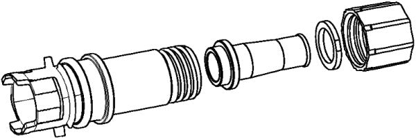 HELLA 9XX 340 880-001 Cable Connector Kit - 7-pin connector - Kit