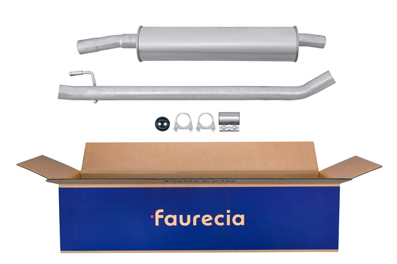 FAURECIA 8LC 366 023-741 Centre Muffler - Easy2Fit® Kit - fits FIAT CINQUECENTO