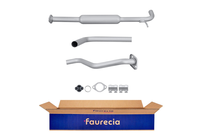 FAURECIA 8LD 366 028-431 Rear Muffler - Easy2Fit® Kit - fits DAIHATSU CUORE V