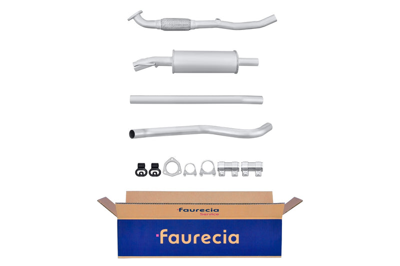 FAURECIA 8LB 366 021-901 Front Muffler - Easy2Fit® Kit - fits NISSAN NOTE (E11, NE11)