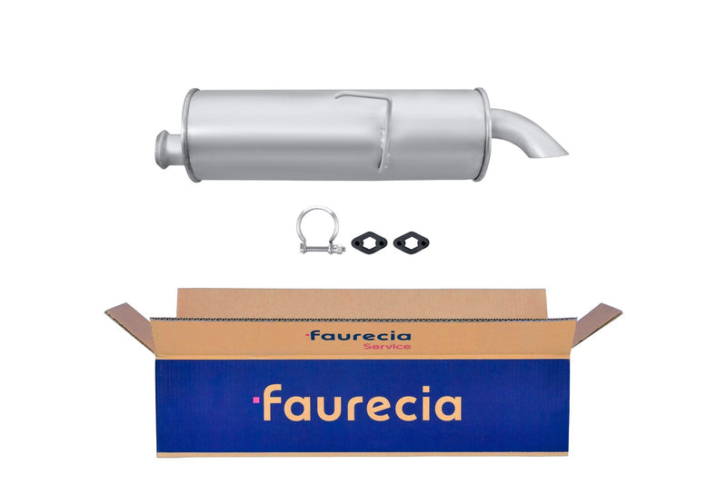 FAURECIA 8LD 366 032-001 Rear Muffler - Easy2Fit® Kit - fits PEUGEOT 405