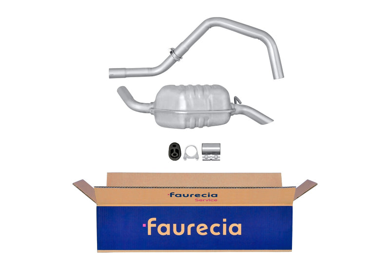 FAURECIA 8LD 366 032-301 Rear Muffler - Easy2Fit® Kit - fits PEUGEOT 406