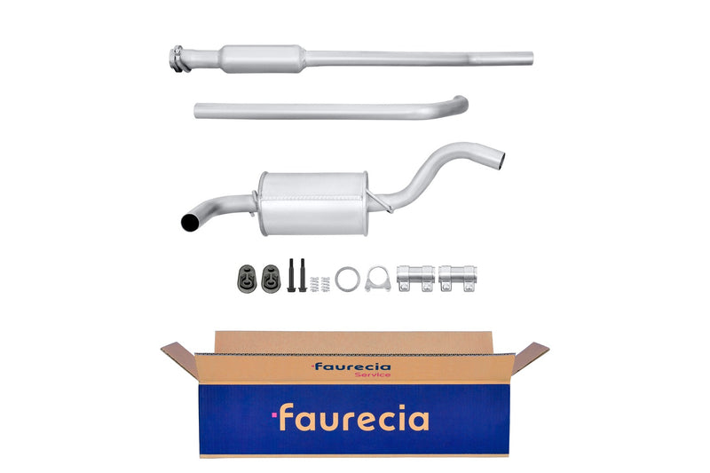 FAURECIA 8LC 366 024-271 Centre Muffler - Easy2Fit® Kit - fits HONDA CIVIC VI