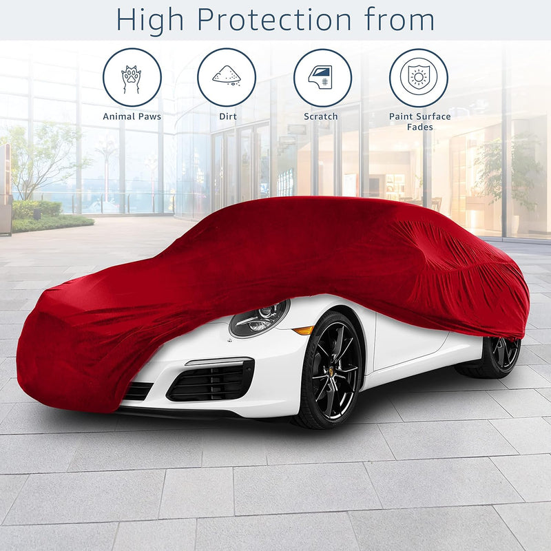 Indoor Car Cover Large (Red)