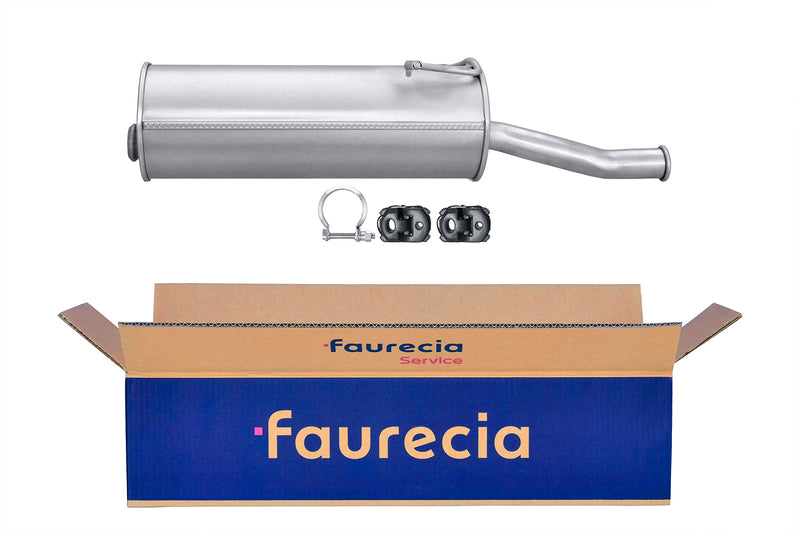 FAURECIA 8LD 366 029-531 Rear Muffler - Easy2Fit® Kit - fits FIAT 500