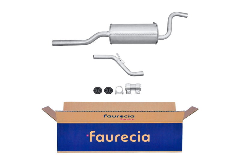 FAURECIA 8LD 366 031-861 Rear Muffler - Easy2Fit® Kit - fits CITROËN C25