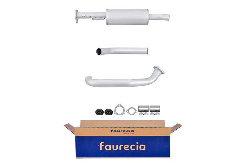 FAURECIA 8LC 366 023-891 Centre Muffler - Easy2Fit® Kit - fits FIAT PALIO Weekend