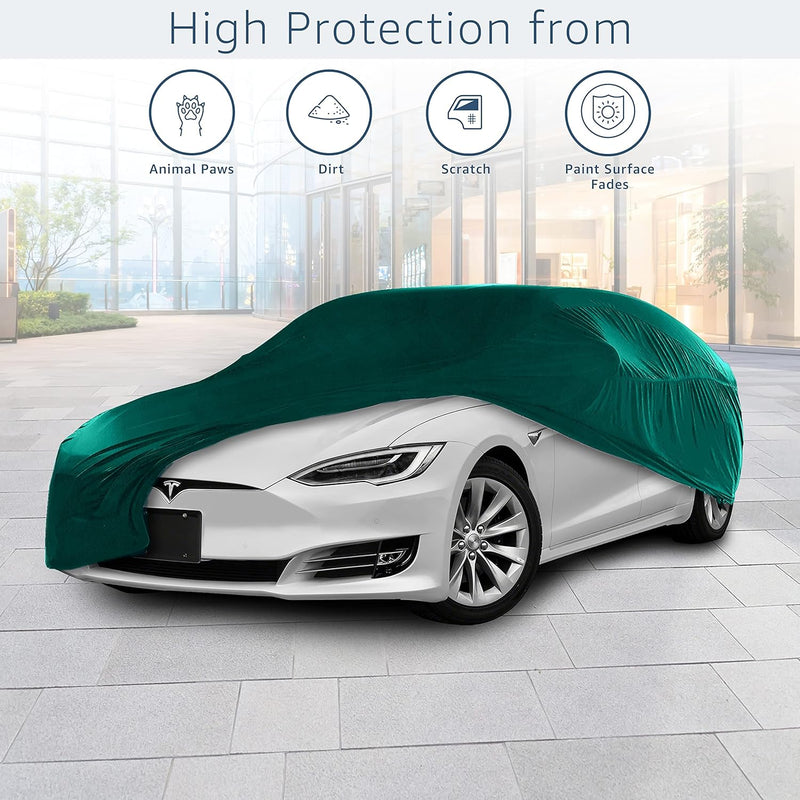 Indoor Car Cover X Large (Green)