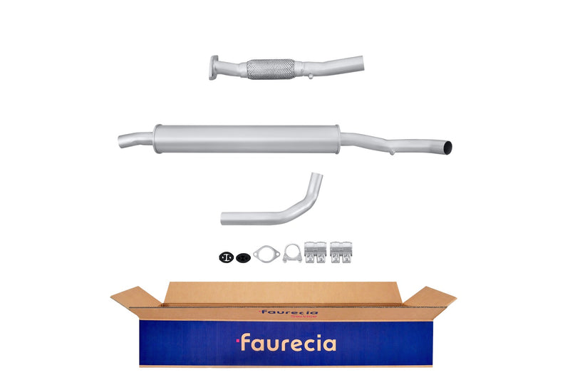 FAURECIA 8LC 366 024-071 Centre Muffler - Easy2Fit® Kit - fits FORD PUMA