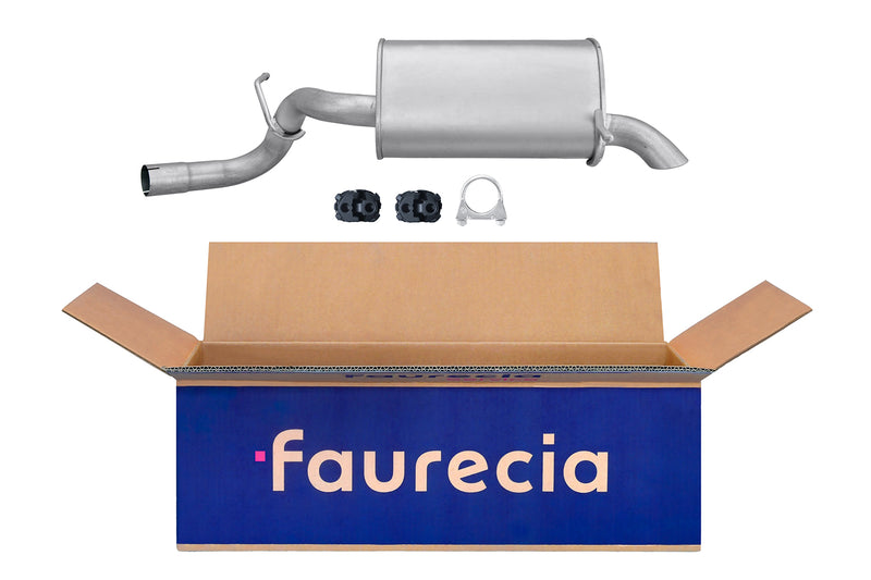 FAURECIA 8LD 366 032-771 Rear Muffler - Easy2Fit® Kit - fits PEUGEOT 207