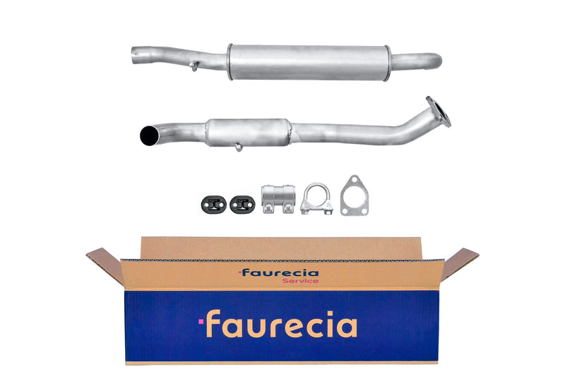 FAURECIA 8LC 366 023-821 Centre Muffler - Easy2Fit® Kit - fits FIAT PUNTO