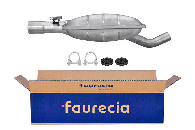 FAURECIA 8LD 366 026-661 Rear Muffler - Easy2Fit® Kit - fits VW NEW BEETLE (9C1, 1C1)