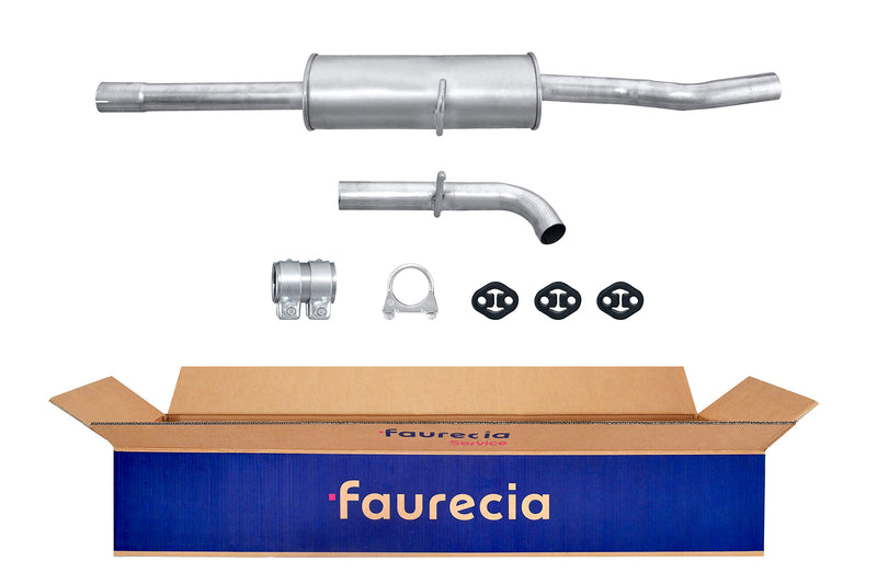 FAURECIA 8LD 366 033-831 Rear Muffler - Easy2Fit® Kit - fits RENAULT CLIO II