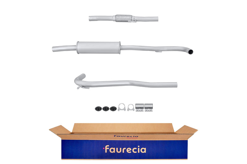 FAURECIA 8LC 366 024-051 Centre Muffler - Easy2Fit® Kit - fits FORD ESCORT V Turnier