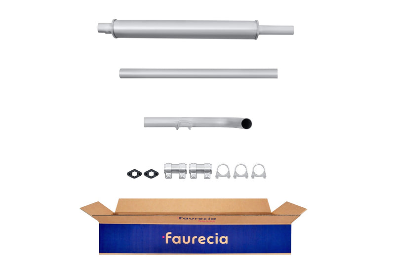 FAURECIA 8LC 366 023-361 Centre Muffler - Easy2Fit® Kit - fits PEUGEOT PARTNER