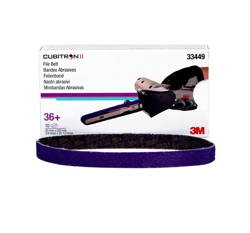 3M Abrasive Belts P40 20X520mm - 33449