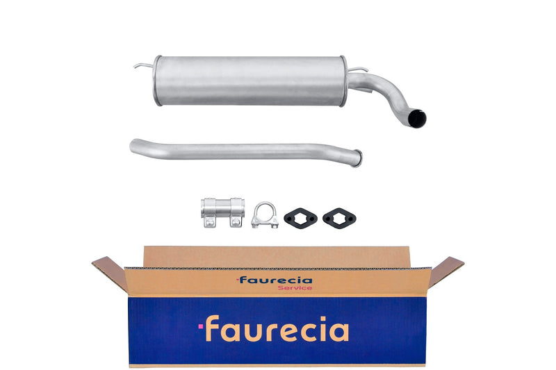 FAURECIA 8LD 366 027-621 Rear Muffler - Easy2Fit® Kit - fits FIAT DUCATO