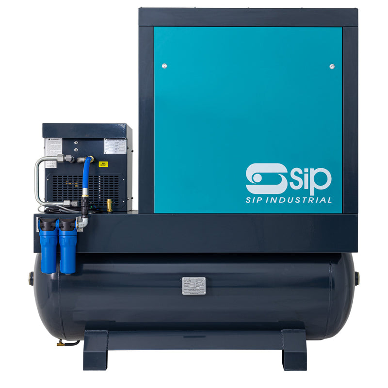 SIP VSDD/RDF 11kW 10bar 500ltr 400v Rotary Screw Compressor with Dryer & Filter