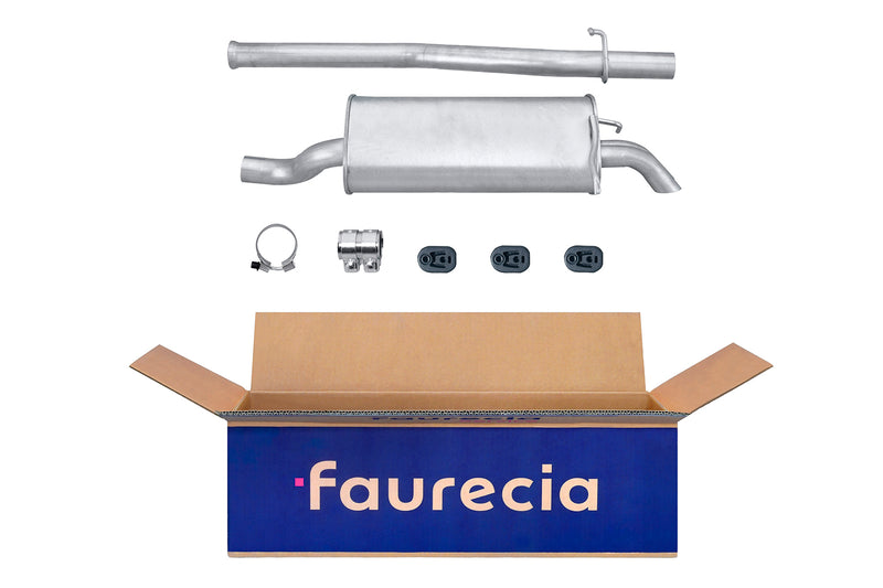 FAURECIA 8LD 366 033-651 Rear Muffler - Easy2Fit® Kit - fits NISSAN NOTE