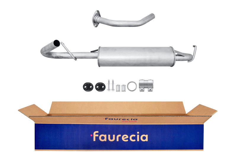 FAURECIA 8LD 366 033-091 Rear Muffler - Easy2Fit® Kit - fits MERCEDES-BENZ (W123)