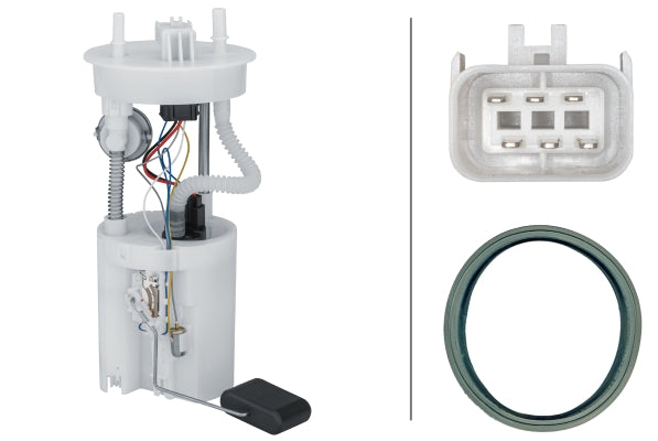 HELLA 8TF 358 302-981 Fuel Feed Unit - 12V - Electric - 6-pin connector