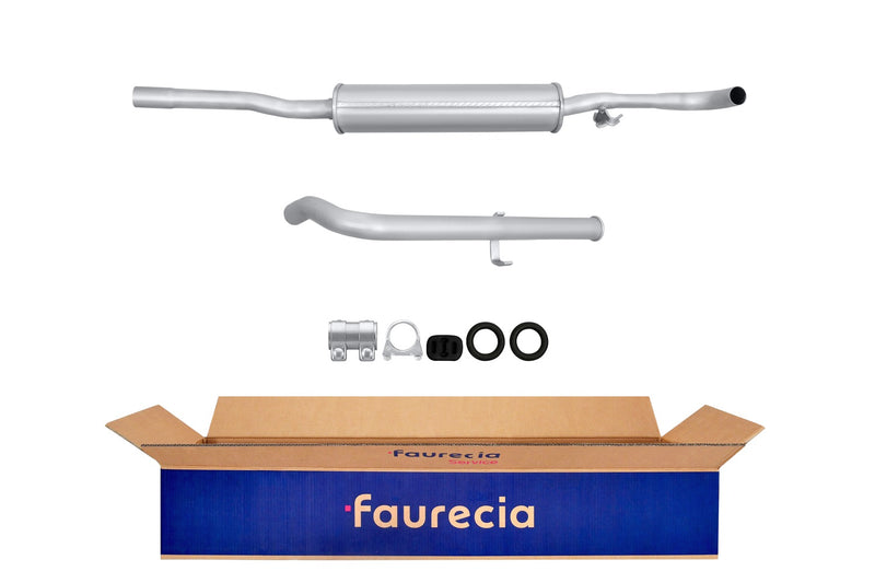 FAURECIA 8LD 366 028-641 Rear Muffler - Easy2Fit® Kit - fits FIAT TEMPRA