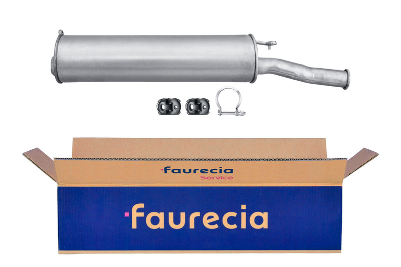 FAURECIA 8LD 366 027-321 Rear Muffler - Easy2Fit® Kit - fits FIAT DUCATO