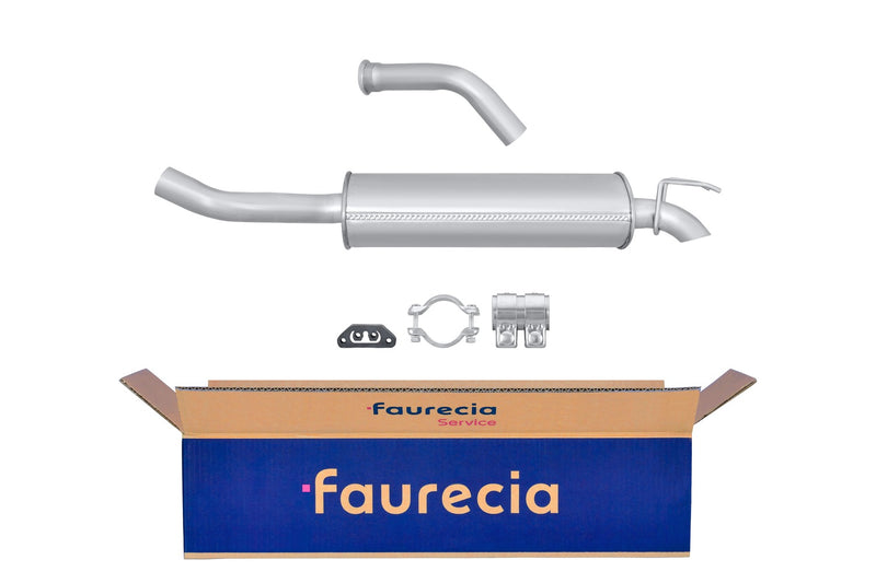 FAURECIA 8LD 366 034-321 Rear Muffler - Easy2Fit® Kit - fits RENAULT GRAND SCÉNIC III