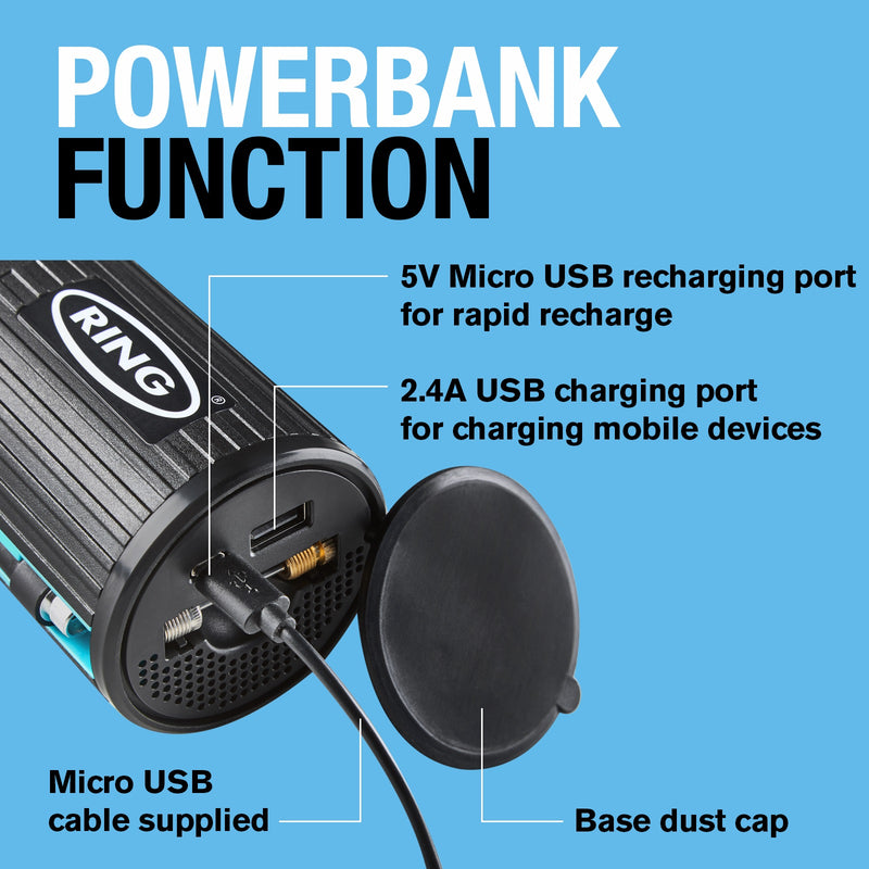 Ring Handheld Rechargeable Tyre Inflator - RTC2000