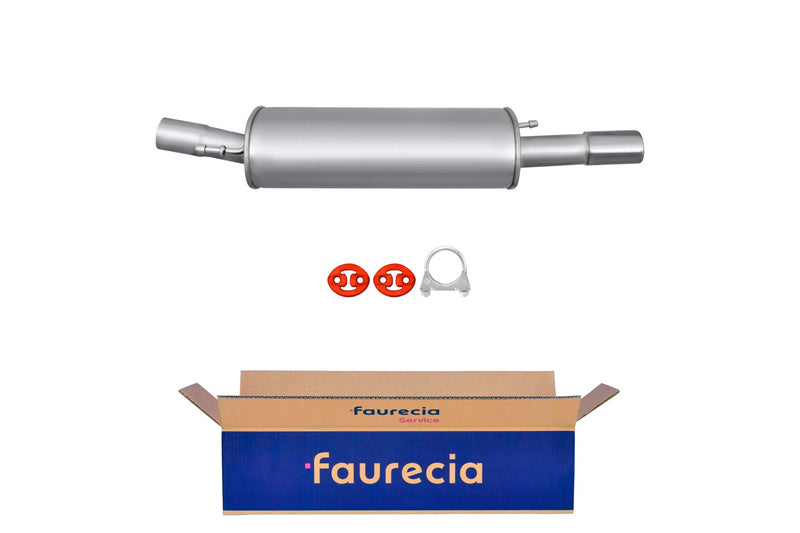 FAURECIA 8LD 366 031-421 Rear Muffler - Easy2Fit® Kit - fits OPEL ZAFIRA A