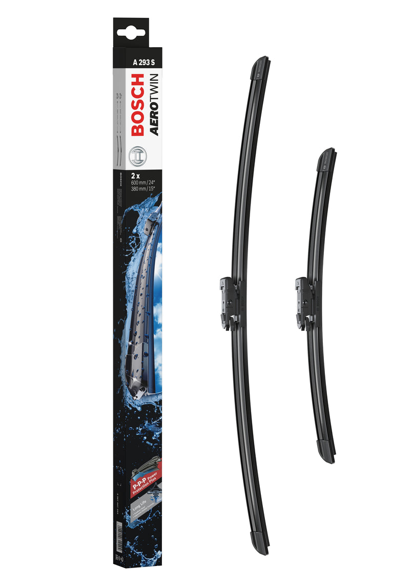 Bosch Aerotwin Front Wiper Blade Set - 600/380mm - A293S