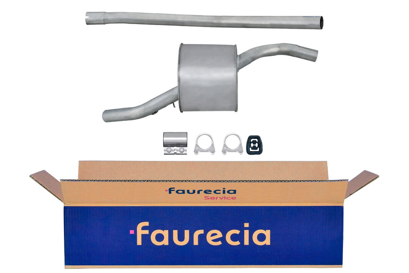 FAURECIA 8LC 366 026-031 Centre Muffler - Easy2Fit® Kit - fits VW JETTA II