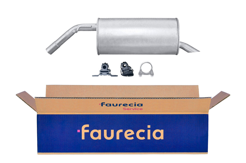 FAURECIA 8LD 366 032-761 Rear Muffler - Easy2Fit® Kit - fits PEUGEOT 207