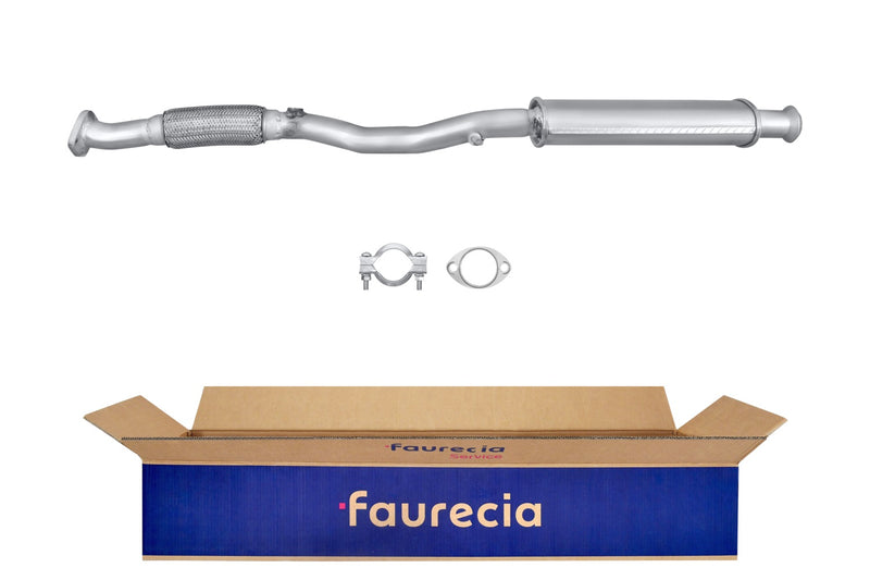 FAURECIA 8LC 366 023-781 Centre Muffler - Easy2Fit® Kit - fits FIAT TIPO