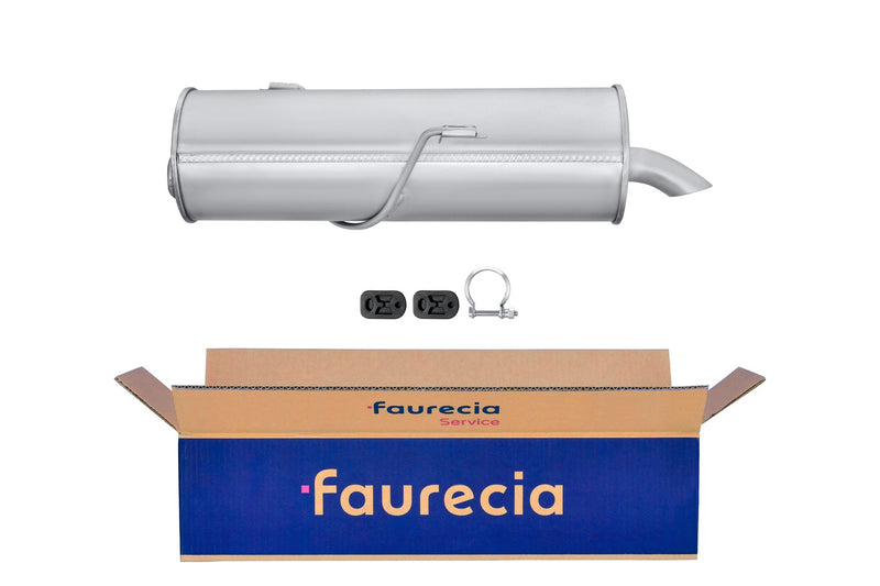 FAURECIA 8LD 366 033-731 Rear Muffler - Easy2Fit® Kit - fits RENAULT 9