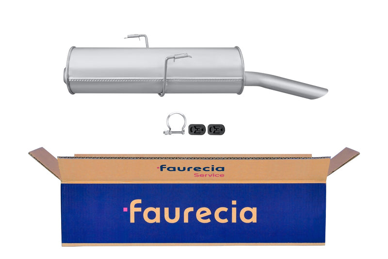 FAURECIA 8LD 366 032-481 Rear Muffler - Easy2Fit® Kit - fits PEUGEOT 406 Coupe