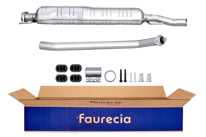 FAURECIA 8LC 366 025-811 Centre Muffler - Easy2Fit® Kit - fits RENAULT MEGANE II